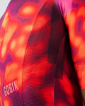 GOBIK Kurzarm Fahrradtrikot - CX SOLID - Rot/bordeaux/Rosa