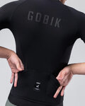 GOBIK Kurzarm Fahrradtrikot - CX SOLID - Schwarz