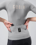 GOBIK Kurzarm Fahrradtrikot - CX SOLID - Grau