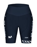 GOBIK Fahrradshorts ohne Träger - LIMITED K9 MOVISTAR TEAM 2024 LADY - Blau/Weiß