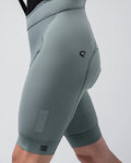 GOBIK Kurze Fahrradhose mit Trägern - MATT COMPACT 2.0 - Grau/Grün