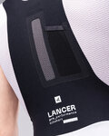 GOBIK Kurze Fahrradhose mit Trägern - LANCER NETCOMPANY INEOS DIAMOND 26 - Weiß