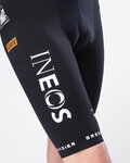 GOBIK Kurze Fahrradhose mit Trägern - LANCER NETCOMPANY INEOS 26 - Schwarz