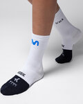GOBIK Klassische Fahrradsocken - LIGHTWEIGHT 2.0 MOVISTAR TEAM 26 - Weiß/Schwarz