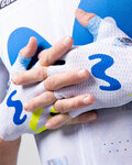GOBIK Fingerlose Fahrradhandschuhe - VIPER MOVISTAR TEAM 26 - Weiß