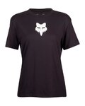 FOX Kurzarm Fahrrad-Shirt - W FOX HEAD - Schwarz