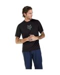 FOX Kurzarm Fahrradtrikot - RANGER HEAD - Schwarz
