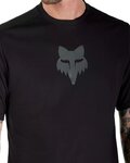 FOX Kurzarm Fahrradtrikot - RANGER HEAD - Schwarz