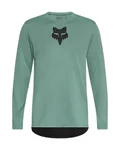 FOX Langarm Fahrradtrikot für den Sommer - RANGER LS HEAD - Grün
