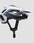 FOX Fahrradhelm - SPEEDFRAME PRO DEFY - Weiß/Grau