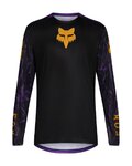 FOX Langarm Fahrradtrikot für den Sommer - RANGER IMAGE PRINT LS - Schwarz/Lila