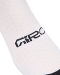 GIRO Klassische Fahrradsocken - HRC TEAM - Weiß