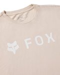 FOX Kurzarm Fahrrad-Shirt - ABSOLUTE 195 ORIGINAL SS - Beige/Weiß