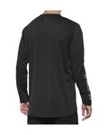 100% SPEEDLAB Langarm Fahrradtrikot für den Sommer - RIDECAMP - Schwarz