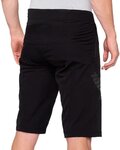 100% SPEEDLAB Fahrradshorts ohne Träger - AIRMATIC SHORTS - Schwarz