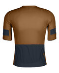 SCOTT Kurzarm Fahrradtrikot - ENDURANCE PRO - Braun/Blau