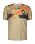SCOTT Kurzarm Fahrradtrikot - TRAIL VERTIC - Beige