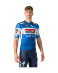 CASTELLI Kurzarm Fahrradtrikot - SOUDAL QUICK-STEP 2024 COMPETIZIONE 3 - Blau/Weiß/Rot