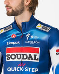 CASTELLI Langarm Fahrradtrikot für den Winter - PRO THERMAL QUICK STEP 2025 - Blau/Rot