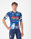 CASTELLI Kurzarm Fahrradtrikot - COMPETIZIONE 3 QUICK STEP 2025 - Blau/Rot