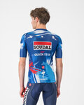 CASTELLI Kurzarm Fahrradtrikot - COMPETIZIONE 3 QUICK STEP 2025 - Blau/Rot