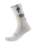 CASTELLI Klassische Fahrradsocken - ROSSO CORSA PRO 18 SOUDAL QUICK-STEP 2026 - Weiß