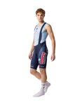 CASTELLI Kurze Fahrradhose mit Trägern - COMPETIZIONE 2 TEAM SOUDAL QUICK-STEP 2026 - Blau