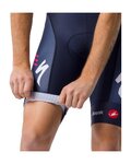 CASTELLI Kurze Fahrradhose mit Trägern - COMPETIZIONE 2 TEAM SOUDAL QUICK-STEP 2026 - Blau