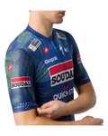 CASTELLI Kurzarm Fahrradtrikot - COMPETIZIONE 4 TEAM SOUDAL QUICK-STEP 2026 - Blau/Grün