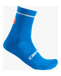 CASTELLI Klassische Fahrradsocken - ENTRATA 13 - Blau