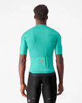 CASTELLI Kurzarm Fahrradtrikot - ESPRESSO - Türkis