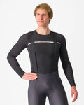 CASTELLI Langarm Fahrrad-Shirt - MERINO - Grau
