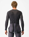 CASTELLI Langarm Fahrrad-Shirt - MERINO - Grau