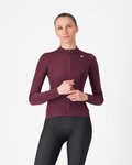 CASTELLI Langarm Fahrradtrikot für den Winter - ESPRESSO THERMAL W LS - Rot
