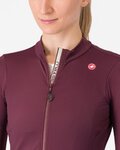 CASTELLI Langarm Fahrradtrikot für den Winter - ESPRESSO THERMAL W LS - Rot