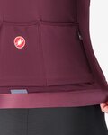 CASTELLI Langarm Fahrradtrikot für den Winter - ESPRESSO THERMAL W LS - Rot