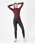 CASTELLI Langarm Fahrradtrikot für den Winter - ESPRESSO THERMAL W LS - Rot