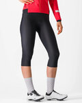CASTELLI 3/4 lange Fahrradhose ohne Träger - ENTRATA W - Schwarz