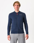 CASTELLI Kapuzenpullover - CLASSICO TRACK - Blau