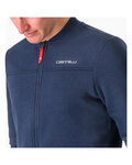 CASTELLI Kapuzenpullover - CLASSICO TRACK - Blau