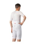 CASTELLI Kurze Fahrradhose mit Trägern - FREE AERO RACE - Weiß