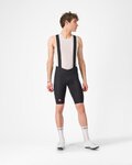 CASTELLI Kurze Fahrradhose mit Trägern - AERO RACE S - Schwarz