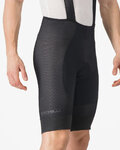 CASTELLI Kurze Fahrradhose mit Trägern - A/C - Schwarz