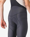 CASTELLI Kurze Fahrradhose mit Trägern - COMPETIZIONE 2 - Grau