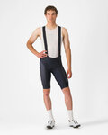 CASTELLI Kurze Fahrradhose mit Trägern - COMPETIZIONE 2 KIT - Schwarz