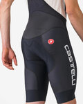 CASTELLI Kurze Fahrradhose mit Trägern - COMPETIZIONE 2 KIT - Schwarz