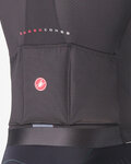 CASTELLI Kurzarm Fahrradtrikot - AERO RACE 8S - Schwarz