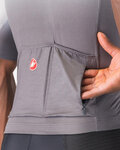 CASTELLI Kurzarm Fahrradtrikot - UPF - Grau