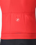 CASTELLI Kurzarm Fahrradtrikot - ENTRATA 6 - Rot/Grau