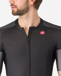 CASTELLI Kurzarm Fahrradtrikot - ENTRATA 6 - Anthrazit